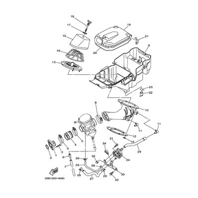 Yamaha Teil 33BE48340000