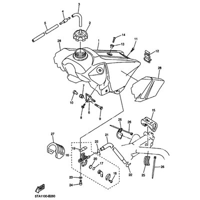 BEFESTIGUNGSBAND, TANK 1