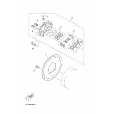 BREMSSATTEL KOMPL., HINTEN