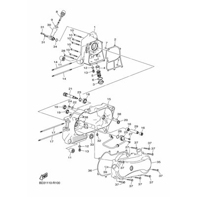 ABSTANDHALTER, MOTORAUFHANG