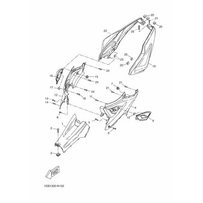 GITTER, SEITENDECKEL 2 MDRM