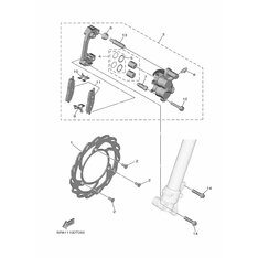 BREMSSATTEL KOMPL.(L)