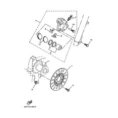 BREMSSATTEL KOMPL.(L)