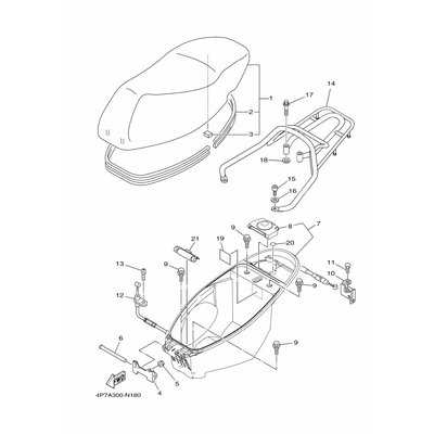 Yamaha Teil 4P7F475M0000