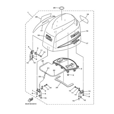 Yamaha Teil 60L42610018D