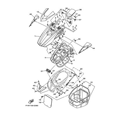Yamaha Teil F1WU590DE100