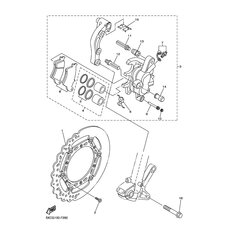 BREMSSATTEL KOMPL.(L)