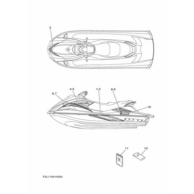 Yamaha Teil F2LU417F0000