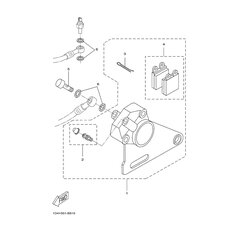 BREMSSATTEL KOMPL., HINTEN