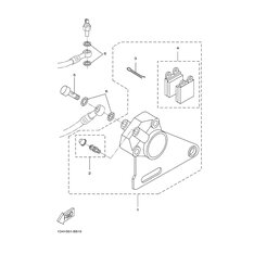 BREMSSATTEL KOMPL., HINTEN