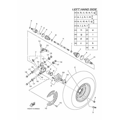 REAR KNUCKLE ASSY