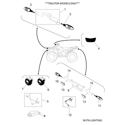 HEADLIGHT BRACKET KODIAK