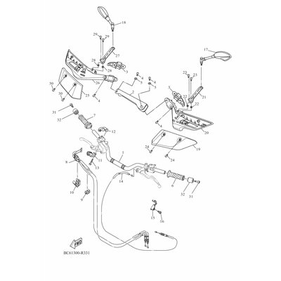 BRACKET, HANDLE 4
