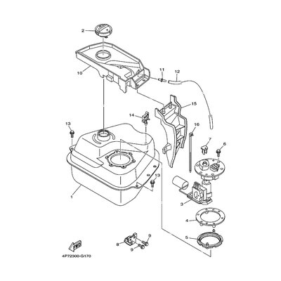 Yamaha Teil 4P7F41B10000