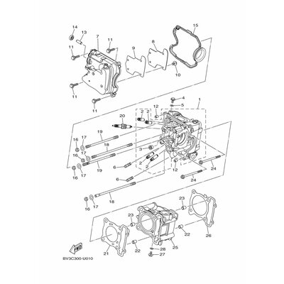 DICHTUNG, ZYLINDERKOPF 1