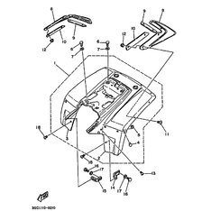REAR FENDER ASSY