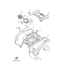 REAR FENDER ASSY