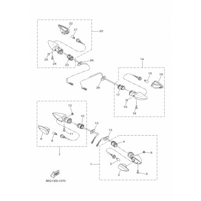 VORDERER BLINKER KOMPL. 1