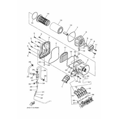GEHAUSE, LUFTFILTER 2