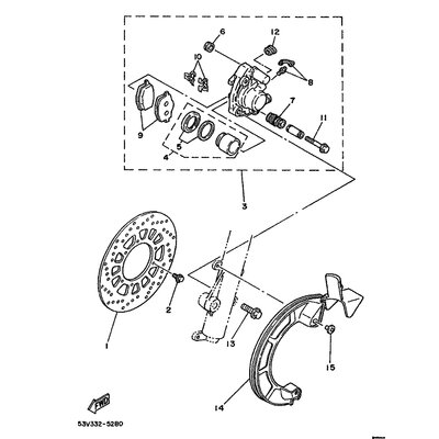 BREMSSATTEL KOMPL.
