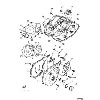 DECKEL, KURBELGEHAUSE 1