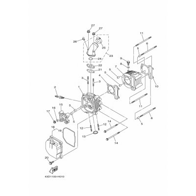 Yamaha Teil 43DE119B0000