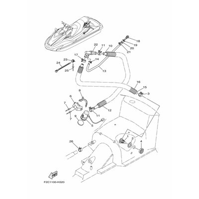 Yamaha Teil F2CU42560000