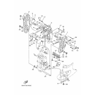 BOLT, WITH WASHER(61B)