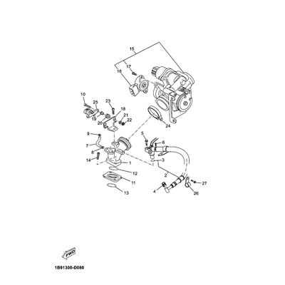 HALTER, KRAFTSTOFFROHR