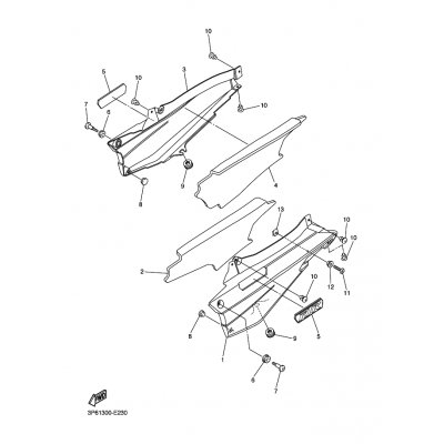 Yamaha Teil 3P62173B0000