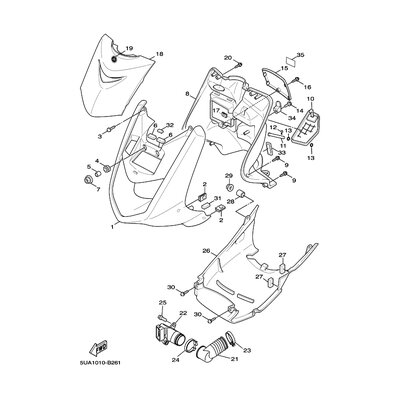 Yamaha Teil 5MLX28380000