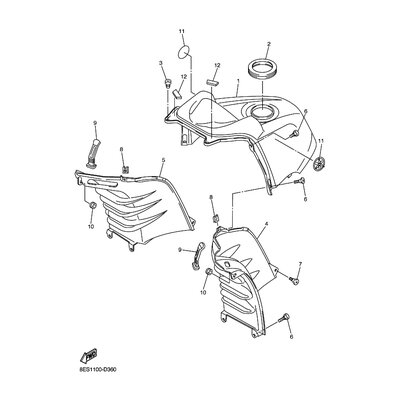 Yamaha Teil 8FA7771110P0