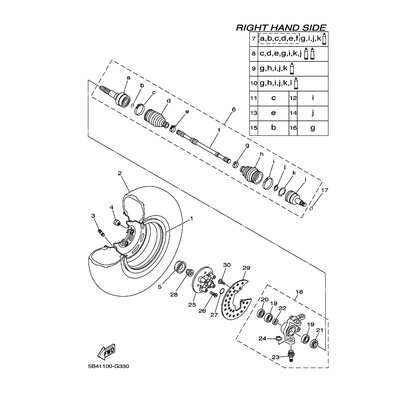 STEERING KNUCKLE ASSY (RIGH
