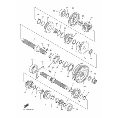 Yamaha Teil 5S7176510000