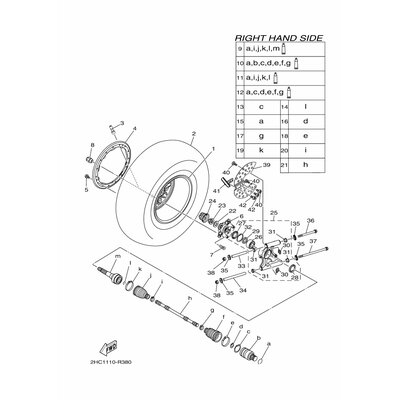 CAST WHEEL, REAR