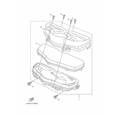 INSTRUMENTENGEHAUSE, OBEN