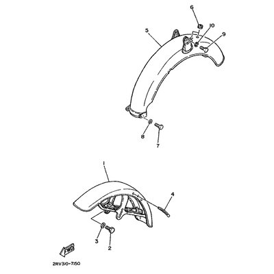HINTERRAD-KOTFLUGEL KOMPL.
