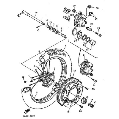 BREMSSATTEL KOMPL.(L)