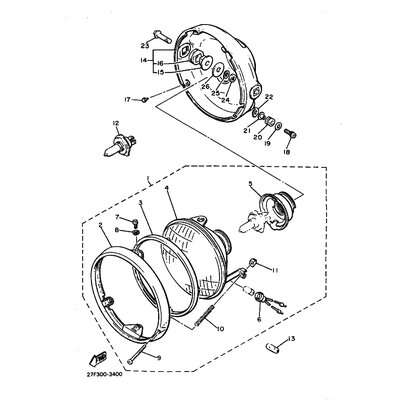 SCHEINWERFER KOMPL.