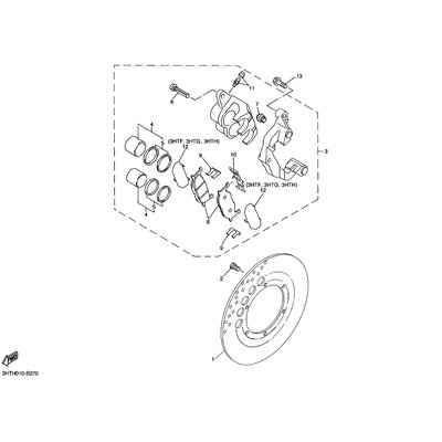 BREMSSATTEL KOMPL.(R)