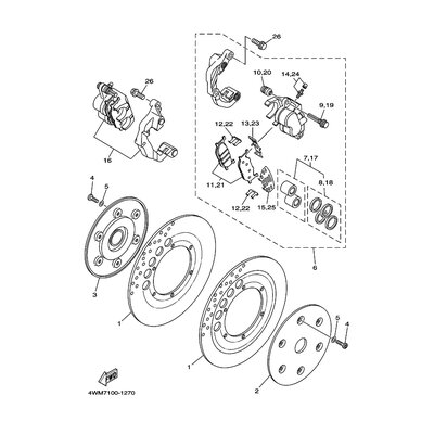 BREMSSATTEL KOMPL.(L)