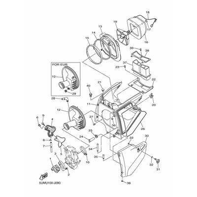 Yamaha Teil 5UM1443BL000