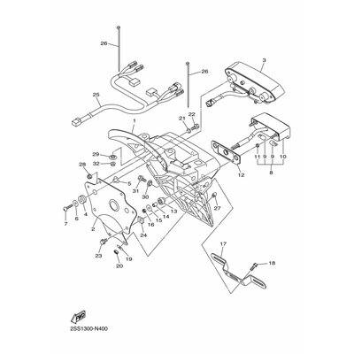 FASSUNG, SCHLUSSLICHT