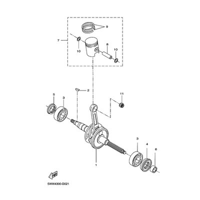KOLBENRINGSATZ (0.50MM UG)