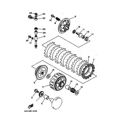 PRIMARABTRIEBSRAD KOMPL.