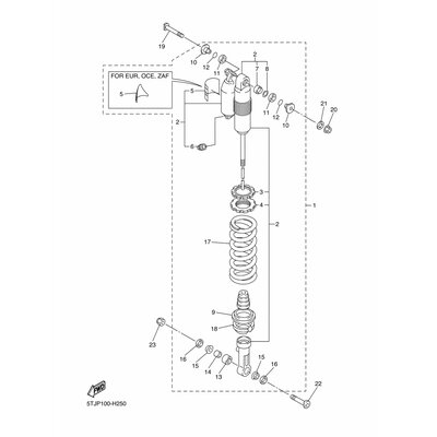 STOSSDAMPFEREINHEIT, HINTEN