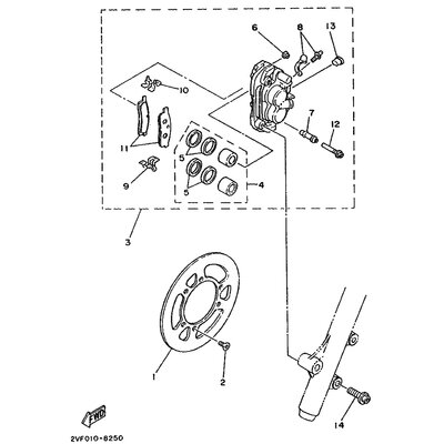 BREMSSATTEL-DICHTUNGSSATZ