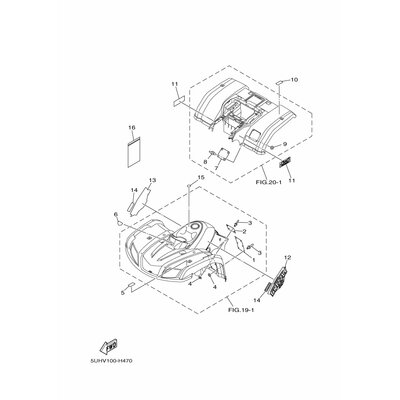 Yamaha Teil 5UHF173B2000