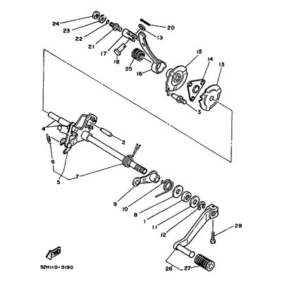SHIFT SHAFT KIT (WIZ CLIP)