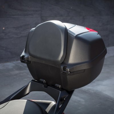 Soziusrckenlehne fr Topcase City, 39l